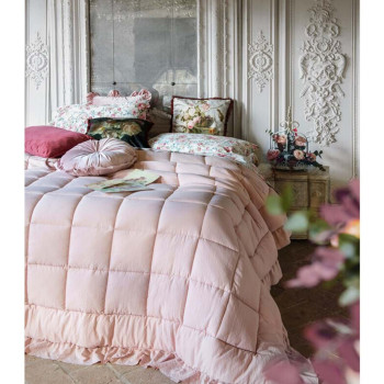 Trapunta matrimoniale invernale 300 g/m² - Rosa - Blanc Mariclò 2