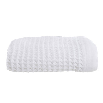 Telo bagno a nido d'ape - Bianco - Blanc Mariclò