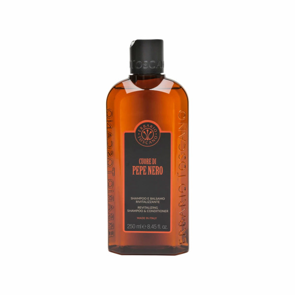 Shampoo e balsamo Cuore di Pepe Nero - Erbario Toscano