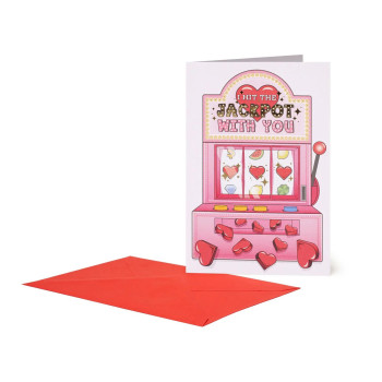 Biglietto di auguri Large - Slot Machine - Legami Milano