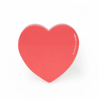 Blocchetto Note Adesivo a forma di Cuore - Legami Milano