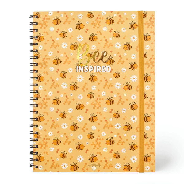 Trio - Quaderno con Spirale 3 in 1 - Foglio A4 BEE - Legami