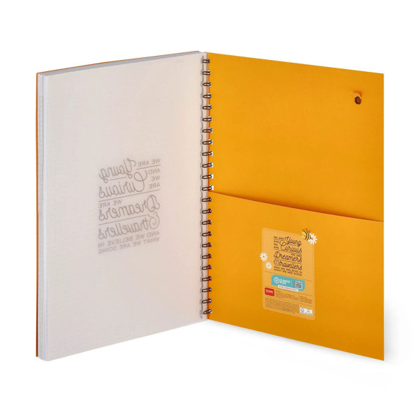 Trio - Quaderno con Spirale 3 in 1 - Foglio A4 BEE - Legami