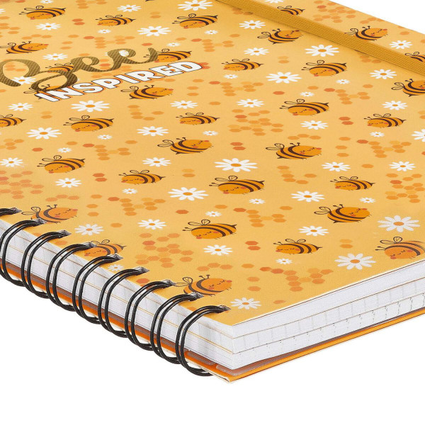 Trio - Quaderno con Spirale 3 in 1 - Foglio A4 BEE - Legami