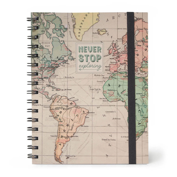 Quaderno a Righe con Spirale - Foglio A5 MAP - Legami Milano