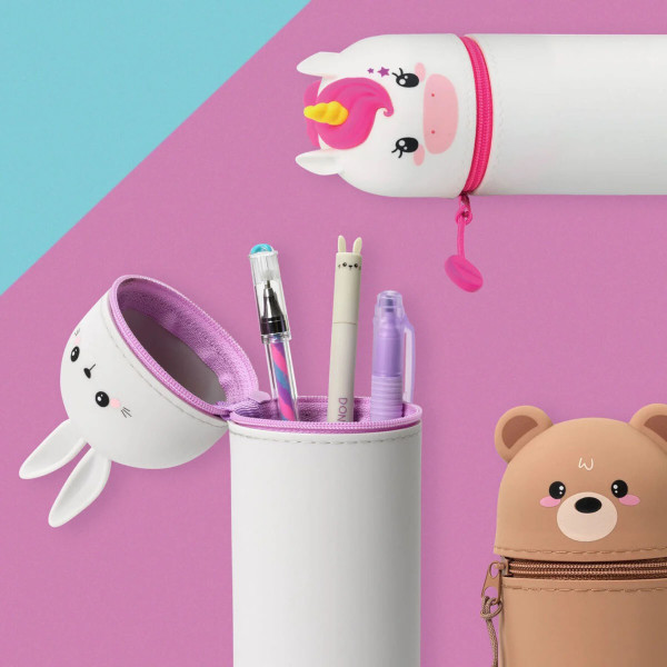 Astuccio 2 in 1 in Morbido Silicone - Kawaii BUNNY - Legami