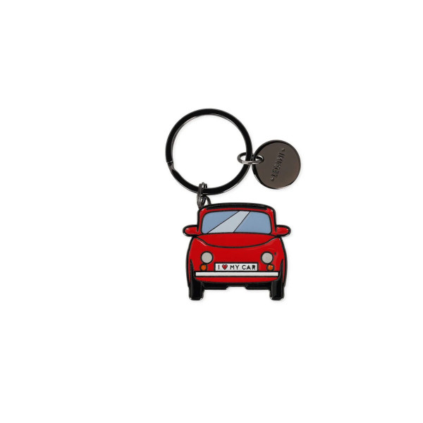 Portachiavi in Metallo Smaltato - What a Key Ring! CAR - Legami