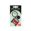 Portachiavi in Metallo Smaltato - What a Key Ring! CAR - Legami