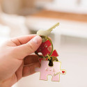 Portachiavi in Metallo Smaltato - What a Key Ring! PUZZLE -