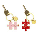 Portachiavi in Metallo Smaltato - What a Key Ring! PUZZLE -
