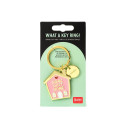 Portachiavi in Metallo Smaltato - What a Key Ring! HOUSE -