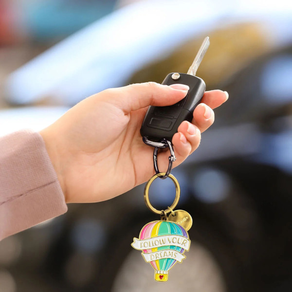 Portachiavi in Metallo Smaltato - What a Key Ring! AIR BALLOON