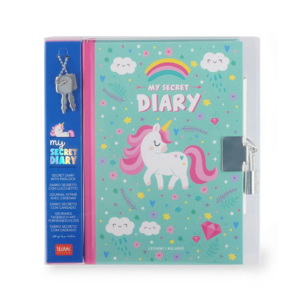 Diario Segreto con Lucchetto - My Secret Diary UNICORN - Legami