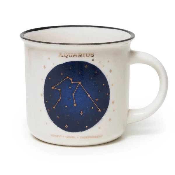 Tazza in Porcellana - Count Your Lucky Stars AQUARIUS - Legami