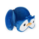 Cuscino da Viaggio con Mascherina da Notte PENGUIN - Legami