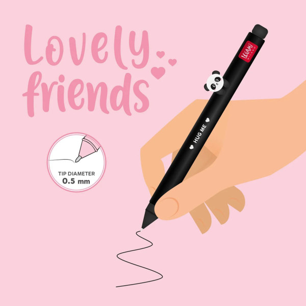 Penna Gel - Lovely Friends PANDA - Legami Milano