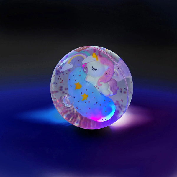 Pallina rimbalzante luminosa Unicorno - Legami Milano