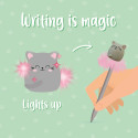Penna a Sfera Luminosa - Writing is Magic KITTY - Legami Milano