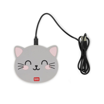 Caricabatterie Wireless con Supporto - Super Fast KITTY -