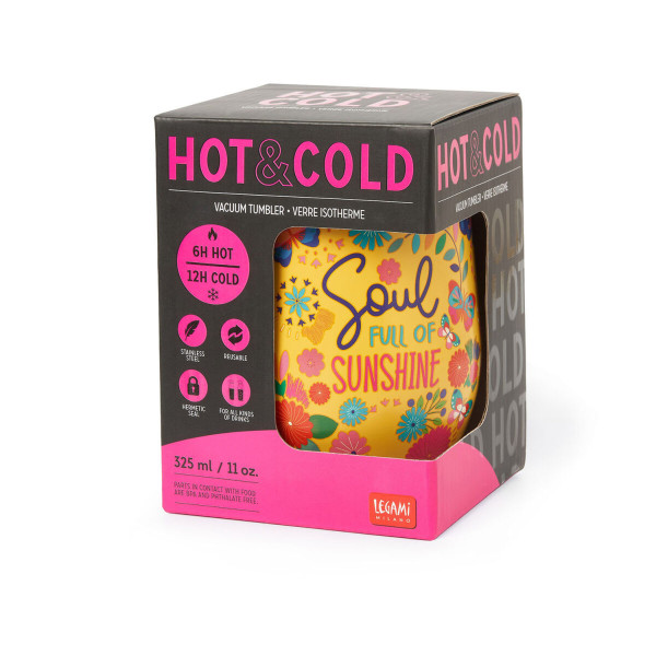 Bicchiere Termico 325 Ml - Hot&Cold SUNSHINE - Legami Milano