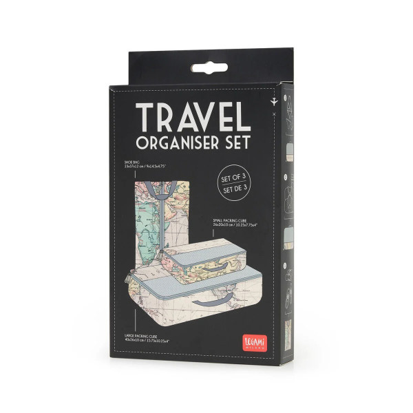 Set di tre buste da viaggio - Travel Organizer - Legami Milano