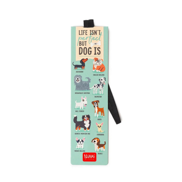 Segnalibro con Elastico DOG PASSION - Legami Milano