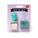 Timbro Girevole con Tampone Inchiostro - Just My Type - Legami