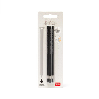 Refill per Penna Gel Cancellabile - Erasable Pen NERO - Legami 2