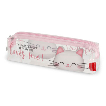 Astuccio Trasparente - Pencil Case KITTY - Legami Milano