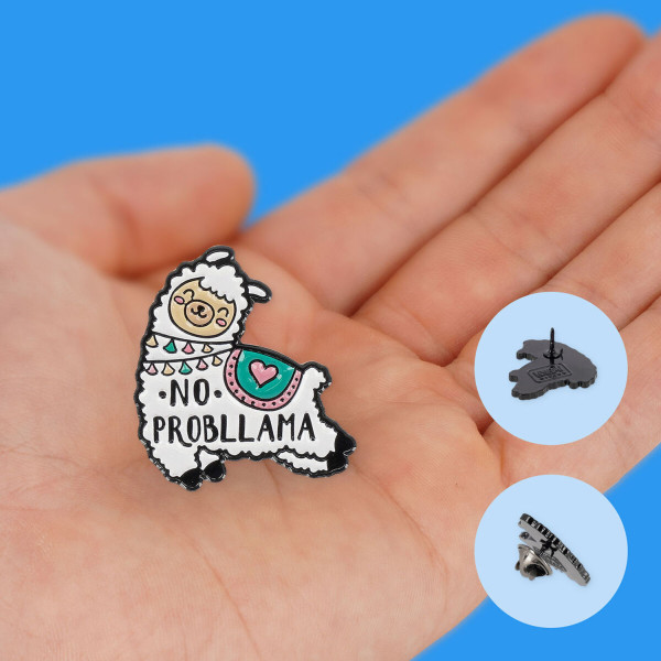 Spilla in Metallo Smaltato - Pin Your Style! LLAMA - Legami
