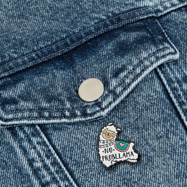 Spilla in Metallo Smaltato - Pin Your Style! LLAMA - Legami