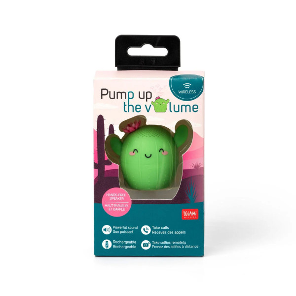 Mini Vivavoce e Speaker Wireless - Pump Up The Volume CACTUS -