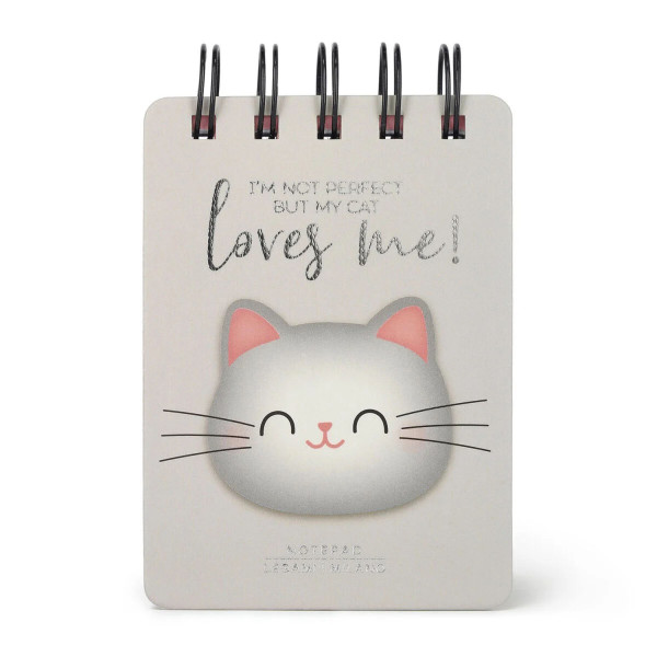 Block Notes - Mini - Spiral Notepad KITTY - Legami Milano