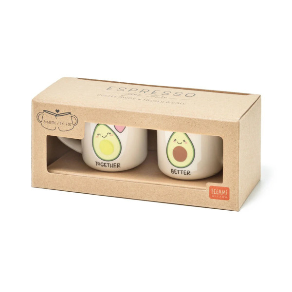 Tazzine da Caffè - Espresso For Two AVOCADO - Legami Milano