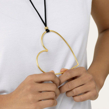 Collana regolabile con cuore dorato - Vestopazzo 2