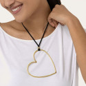 Collana regolabile con cuore dorato - Vestopazzo