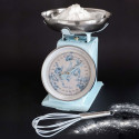 Bilancia da cucina stile retrò azzurra 
